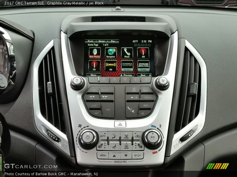 Graphite Gray Metallic / Jet Black 2017 GMC Terrain SLE
