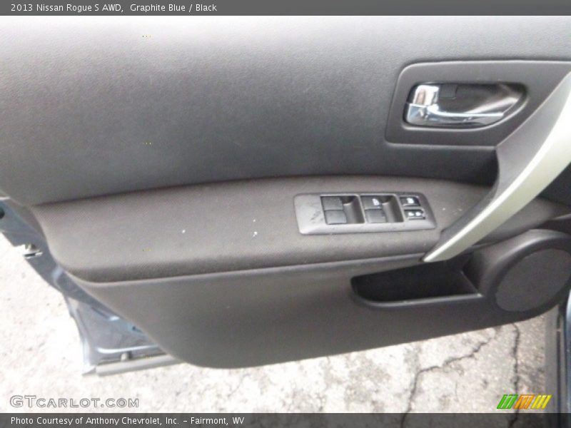 Graphite Blue / Black 2013 Nissan Rogue S AWD