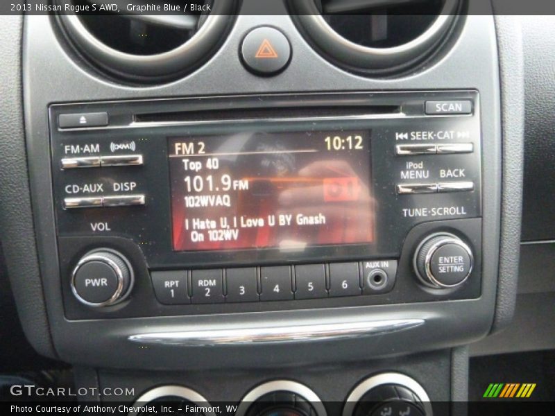 Graphite Blue / Black 2013 Nissan Rogue S AWD