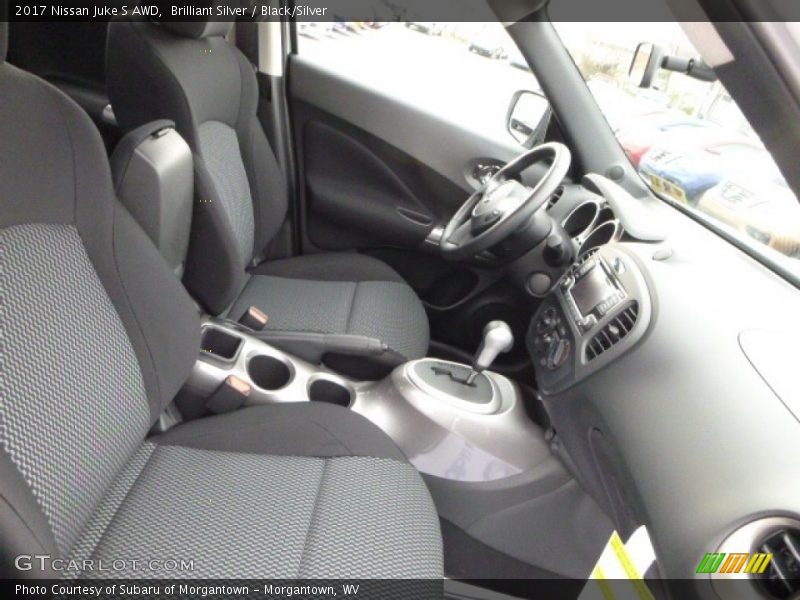 Brilliant Silver / Black/Silver 2017 Nissan Juke S AWD