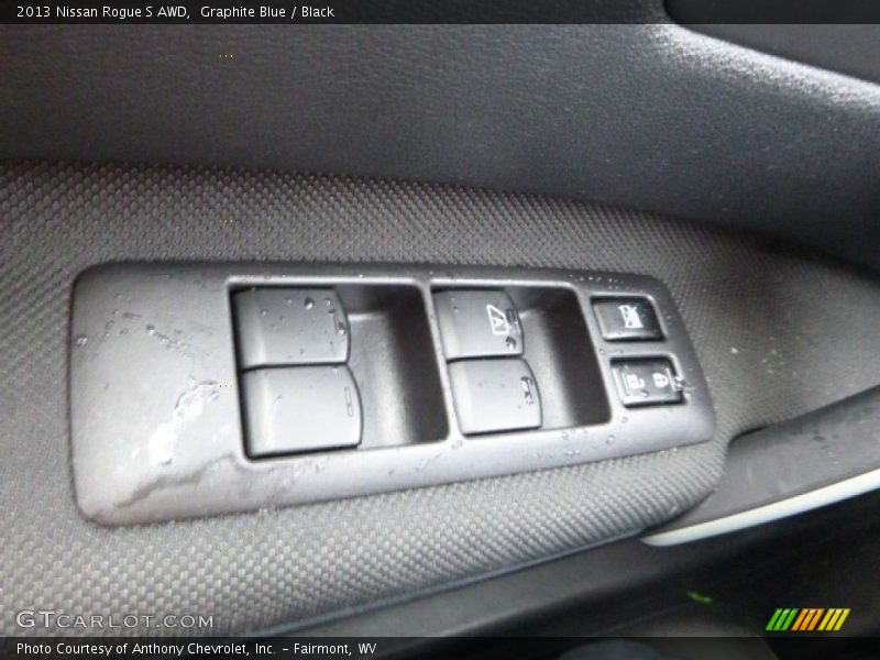 Graphite Blue / Black 2013 Nissan Rogue S AWD