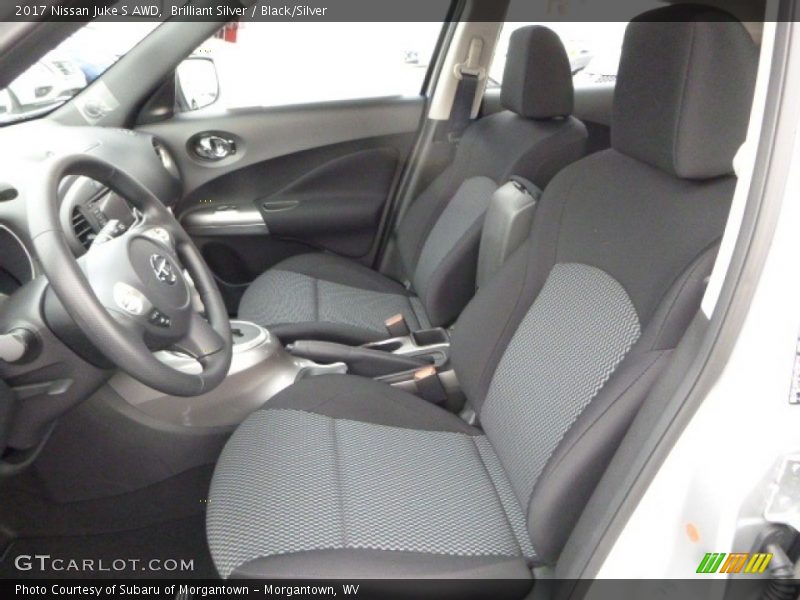 Brilliant Silver / Black/Silver 2017 Nissan Juke S AWD