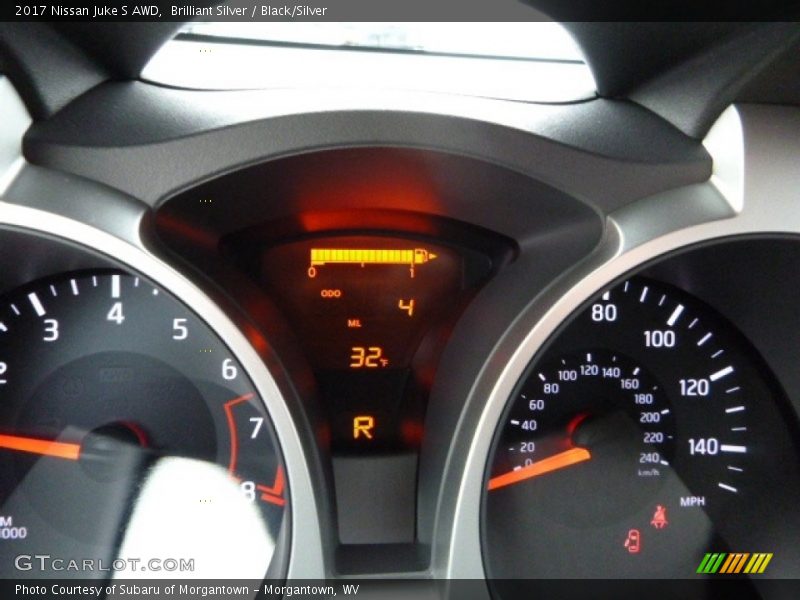 Brilliant Silver / Black/Silver 2017 Nissan Juke S AWD