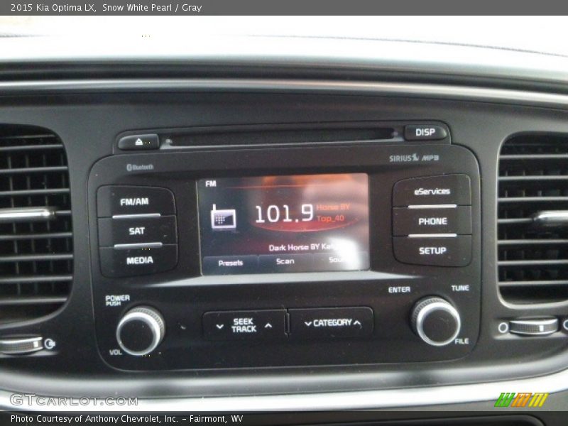 Snow White Pearl / Gray 2015 Kia Optima LX