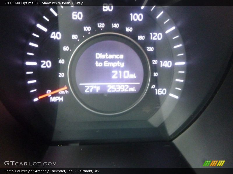 Snow White Pearl / Gray 2015 Kia Optima LX