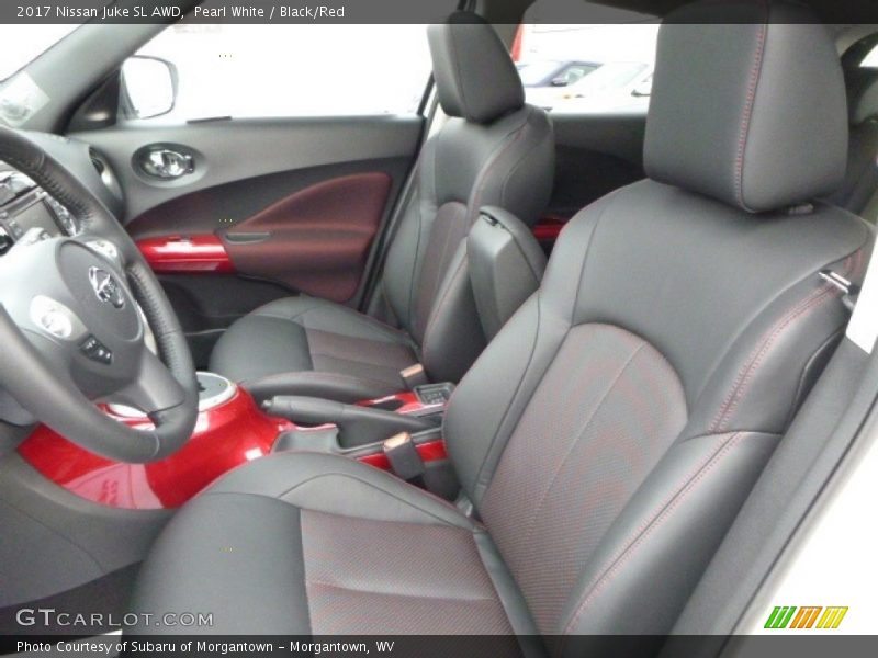  2017 Juke SL AWD Black/Red Interior