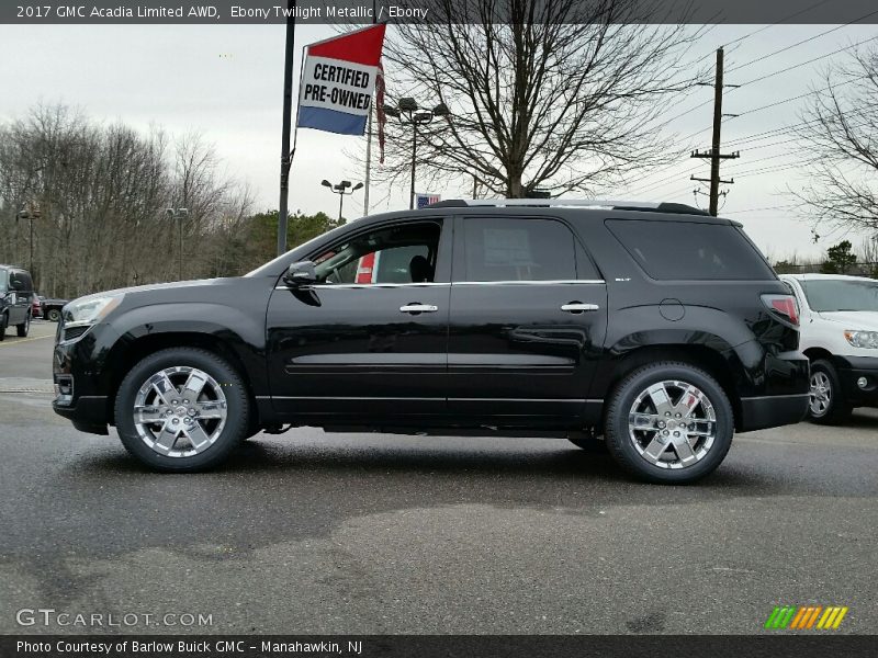 Ebony Twilight Metallic / Ebony 2017 GMC Acadia Limited AWD