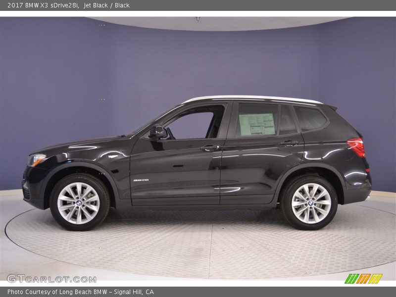 Jet Black / Black 2017 BMW X3 sDrive28i