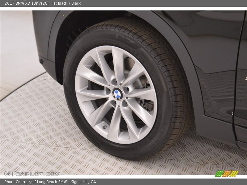 Jet Black / Black 2017 BMW X3 sDrive28i