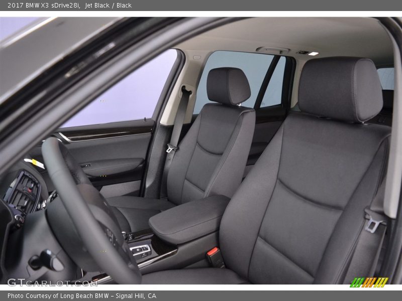 Jet Black / Black 2017 BMW X3 sDrive28i