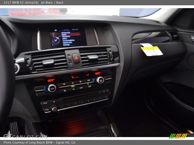 Jet Black / Black 2017 BMW X3 sDrive28i