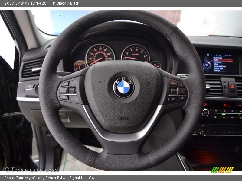 Jet Black / Black 2017 BMW X3 sDrive28i