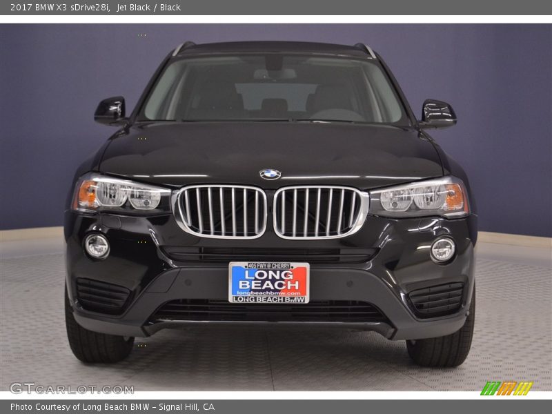 Jet Black / Black 2017 BMW X3 sDrive28i