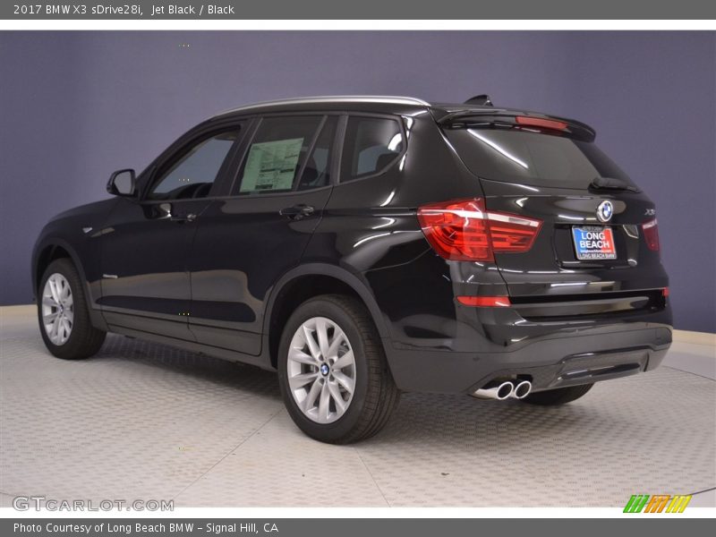 Jet Black / Black 2017 BMW X3 sDrive28i