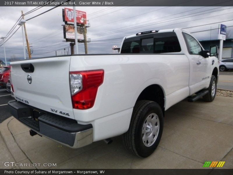 Glacier White / Black 2017 Nissan TITAN XD SV Single Cab 4x4