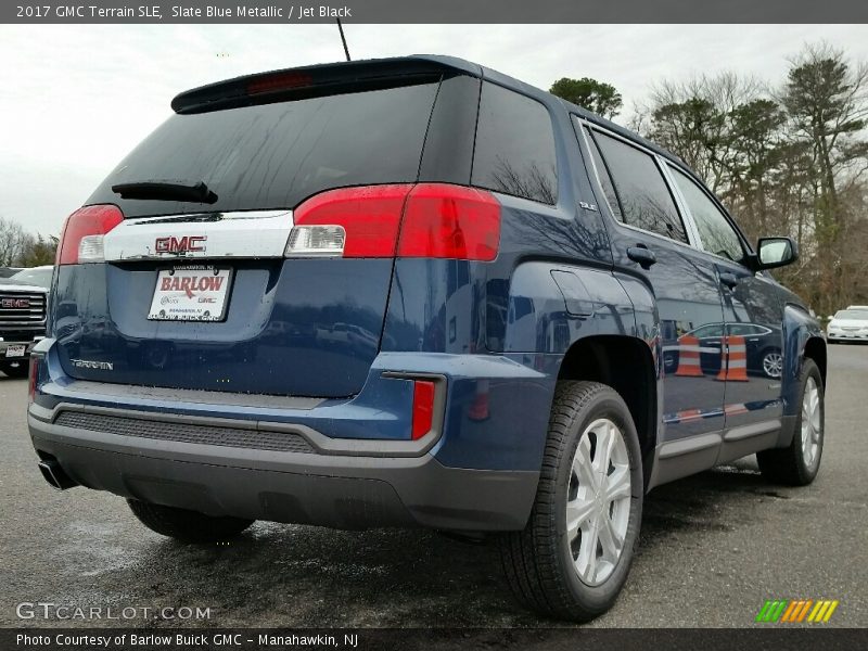 Slate Blue Metallic / Jet Black 2017 GMC Terrain SLE