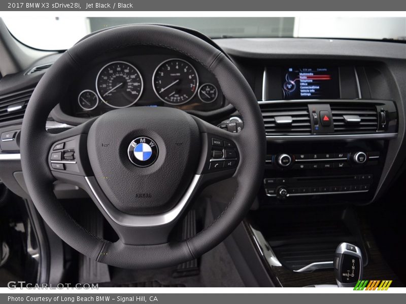 Jet Black / Black 2017 BMW X3 sDrive28i