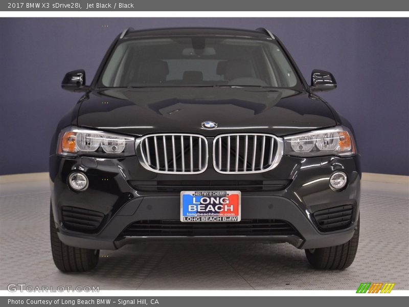 Jet Black / Black 2017 BMW X3 sDrive28i
