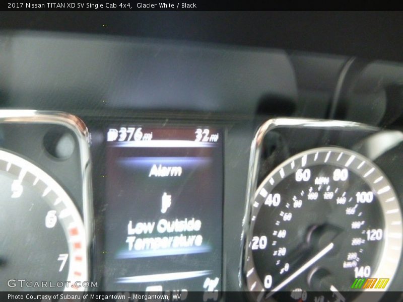 Glacier White / Black 2017 Nissan TITAN XD SV Single Cab 4x4