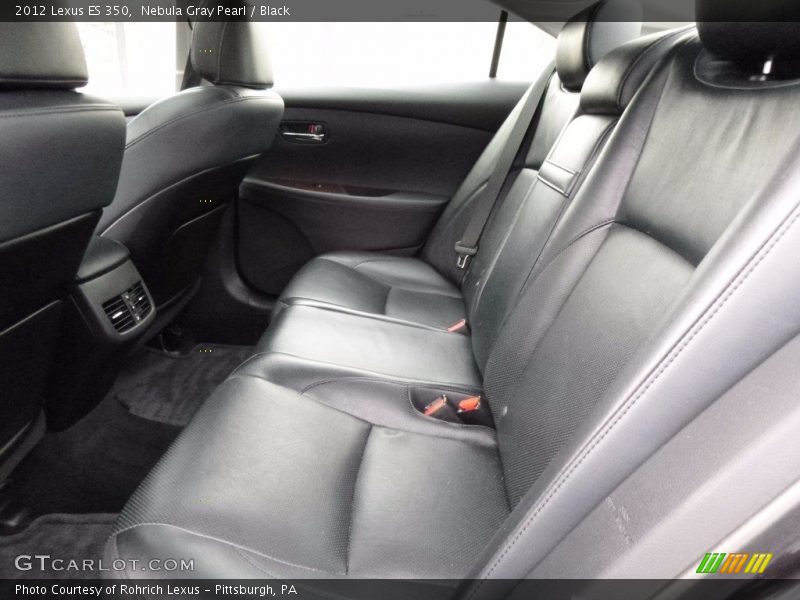 Nebula Gray Pearl / Black 2012 Lexus ES 350