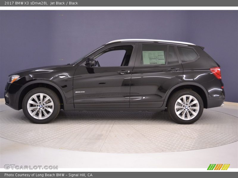 Jet Black / Black 2017 BMW X3 sDrive28i