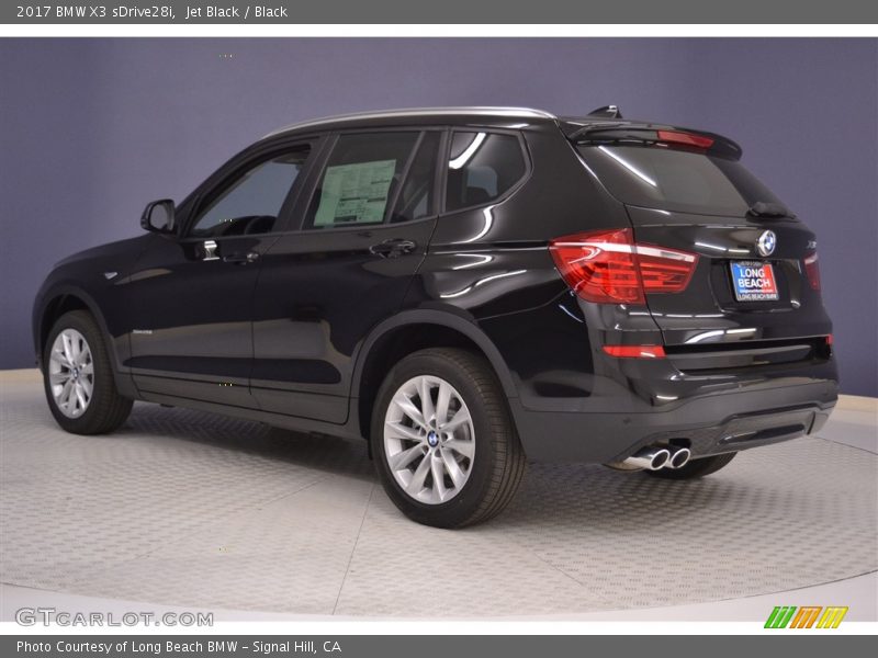 Jet Black / Black 2017 BMW X3 sDrive28i