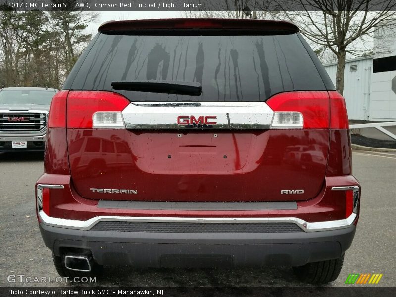 Crimson Red Tintcoat / Light Titanium 2017 GMC Terrain SLT AWD