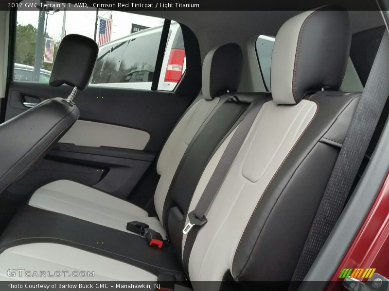 Crimson Red Tintcoat / Light Titanium 2017 GMC Terrain SLT AWD
