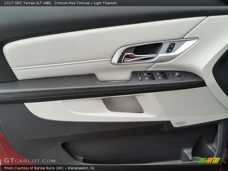 Crimson Red Tintcoat / Light Titanium 2017 GMC Terrain SLT AWD