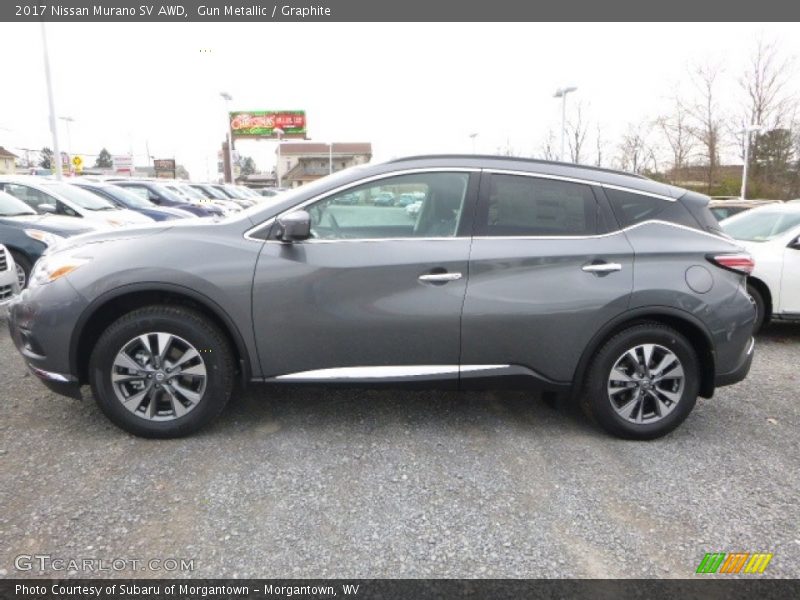 Gun Metallic / Graphite 2017 Nissan Murano SV AWD