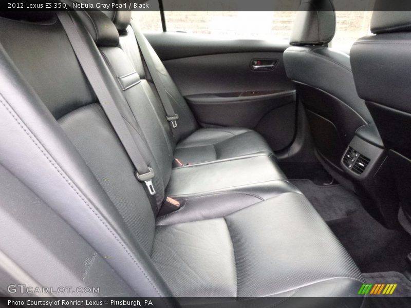 Nebula Gray Pearl / Black 2012 Lexus ES 350
