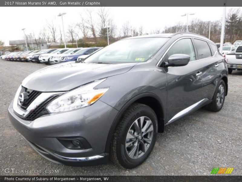 Gun Metallic / Graphite 2017 Nissan Murano SV AWD