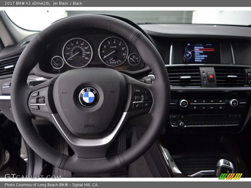 Jet Black / Black 2017 BMW X3 sDrive28i