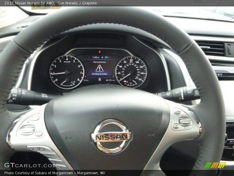 Gun Metallic / Graphite 2017 Nissan Murano SV AWD