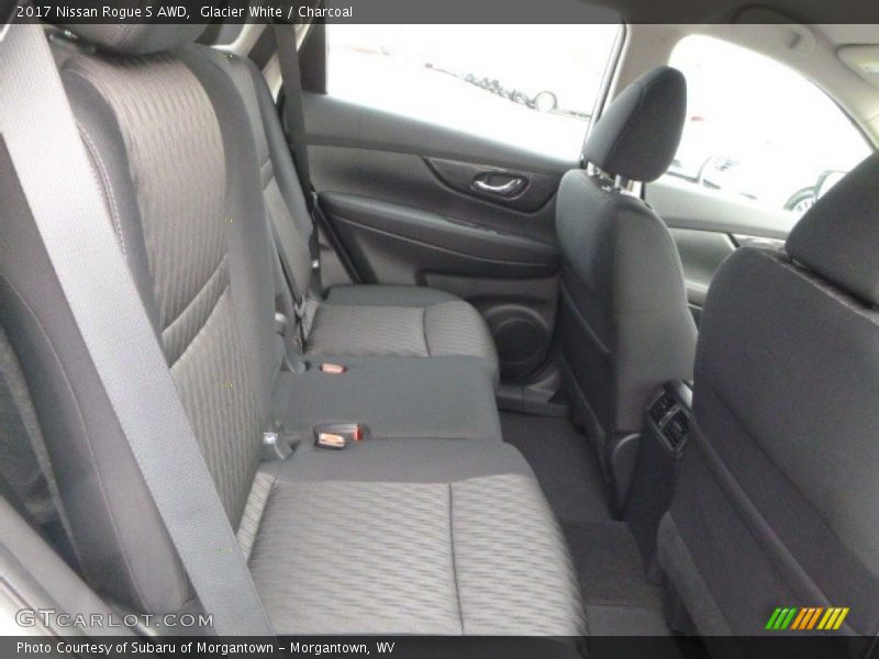 Glacier White / Charcoal 2017 Nissan Rogue S AWD