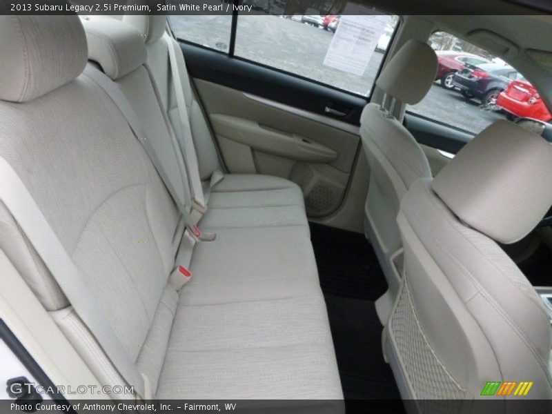 Satin White Pearl / Ivory 2013 Subaru Legacy 2.5i Premium