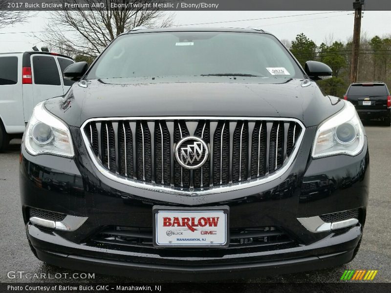 Ebony Twilight Metallic / Ebony/Ebony 2017 Buick Enclave Premium AWD