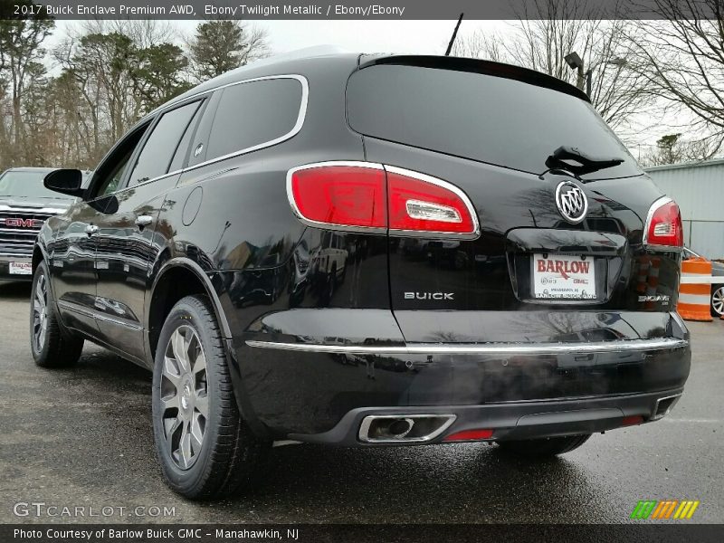 Ebony Twilight Metallic / Ebony/Ebony 2017 Buick Enclave Premium AWD