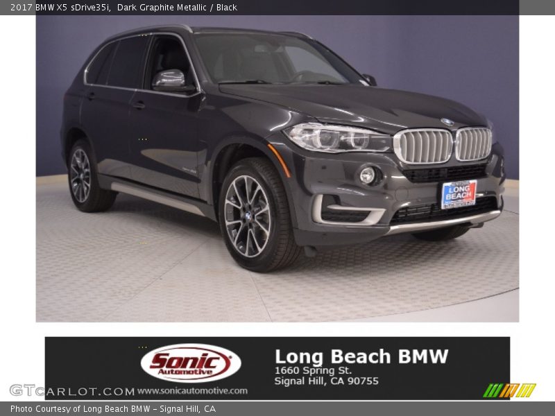 Dark Graphite Metallic / Black 2017 BMW X5 sDrive35i