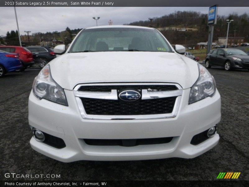 Satin White Pearl / Ivory 2013 Subaru Legacy 2.5i Premium