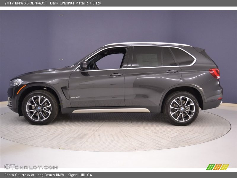 Dark Graphite Metallic / Black 2017 BMW X5 sDrive35i