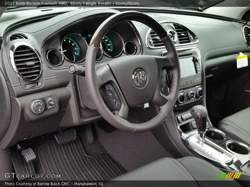 Ebony Twilight Metallic / Ebony/Ebony 2017 Buick Enclave Premium AWD