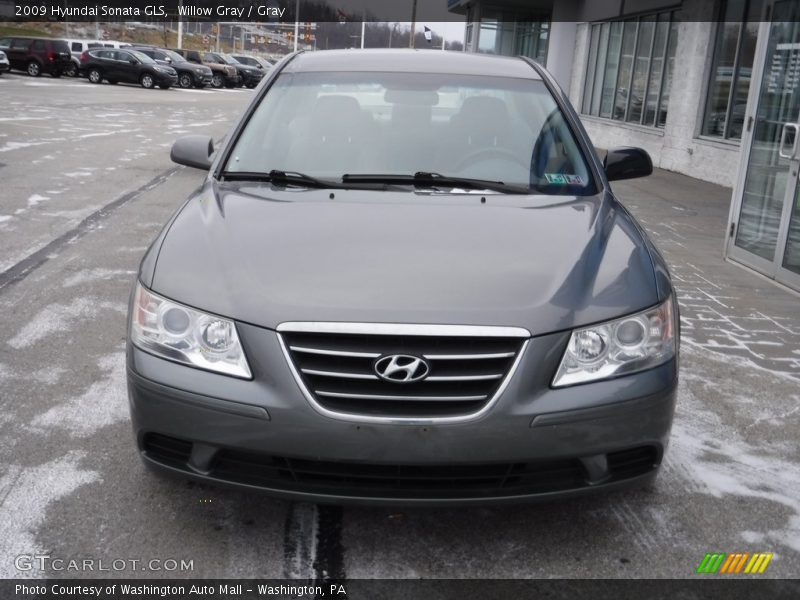 Willow Gray / Gray 2009 Hyundai Sonata GLS