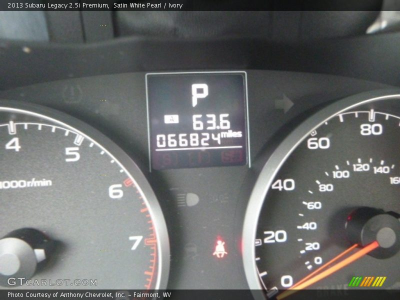 Satin White Pearl / Ivory 2013 Subaru Legacy 2.5i Premium