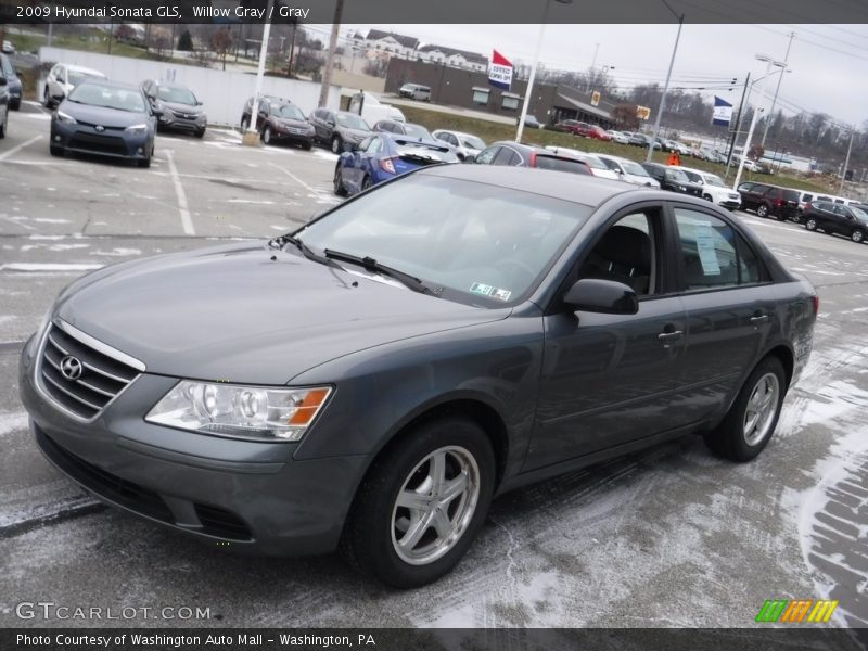 Willow Gray / Gray 2009 Hyundai Sonata GLS