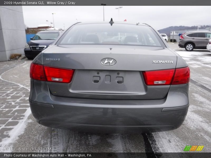 Willow Gray / Gray 2009 Hyundai Sonata GLS