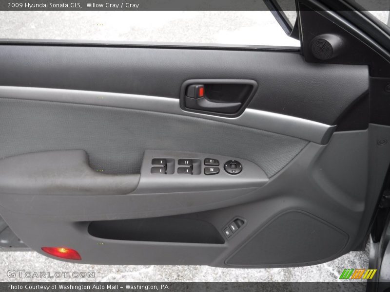 Willow Gray / Gray 2009 Hyundai Sonata GLS