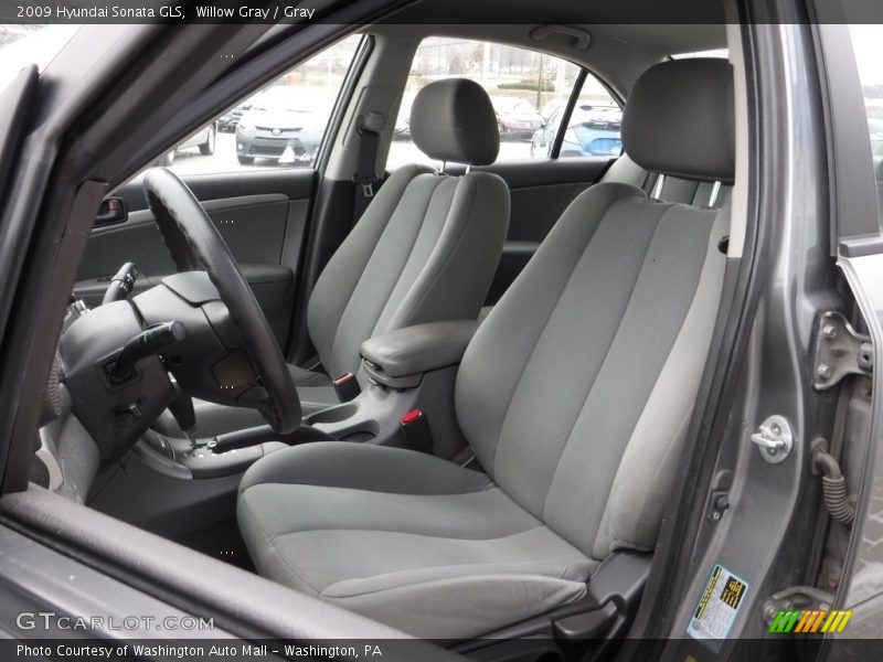 Willow Gray / Gray 2009 Hyundai Sonata GLS