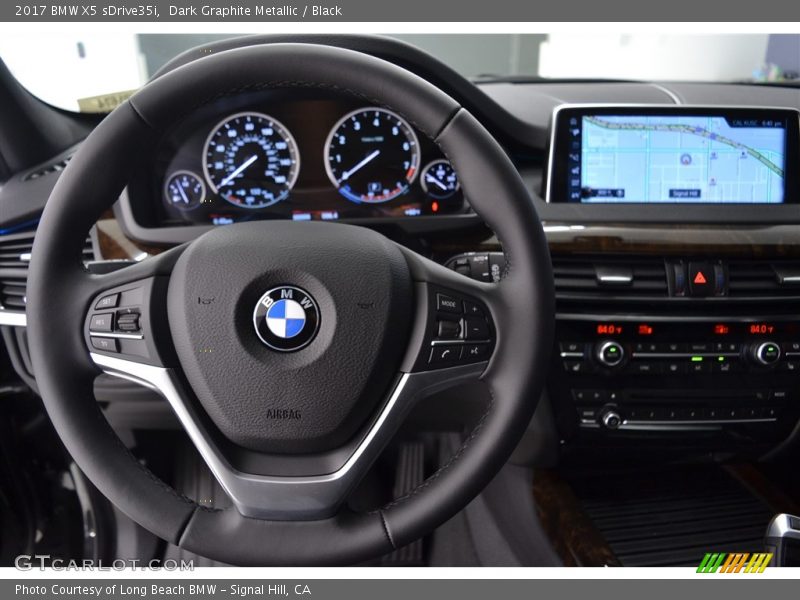 Dark Graphite Metallic / Black 2017 BMW X5 sDrive35i