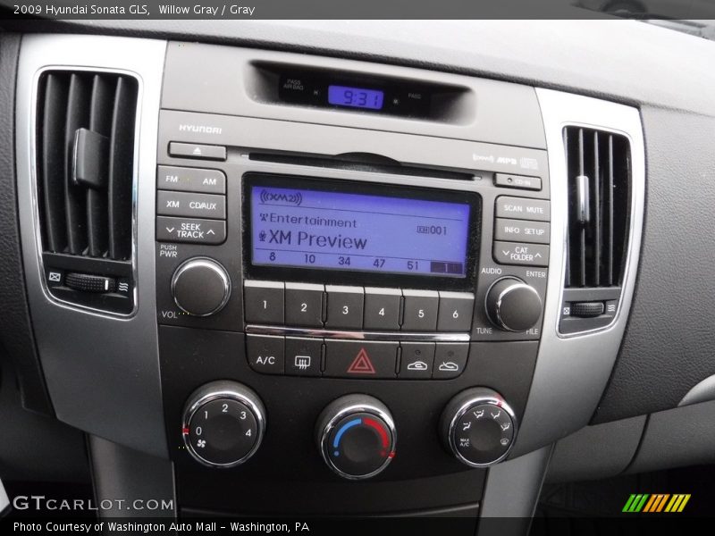 Willow Gray / Gray 2009 Hyundai Sonata GLS